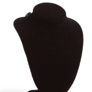 Black Velvet Necklace Display